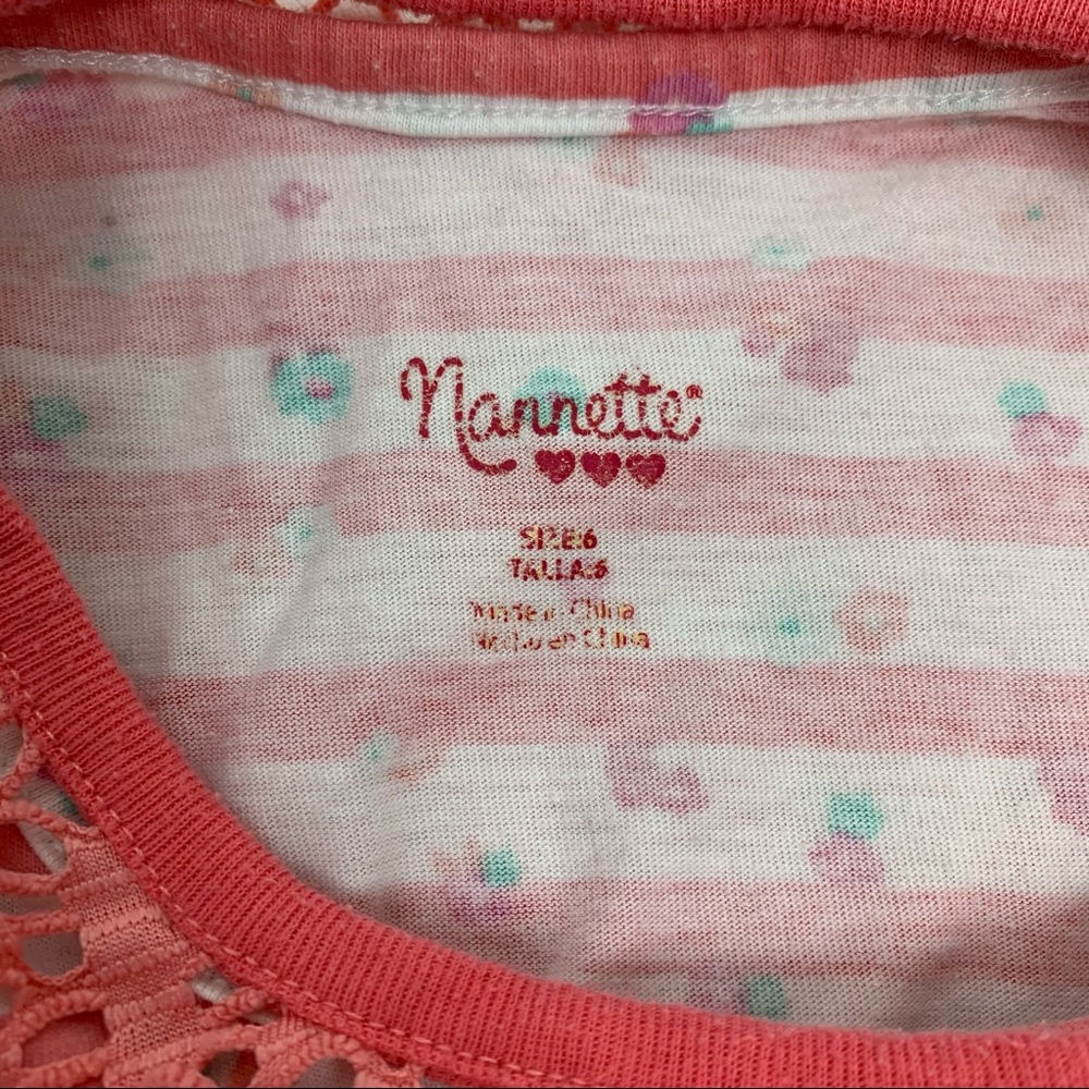 Gap Kids & Nannette Shorts & Shirt Bundle Girl’s 6 - Picture 4 of 9